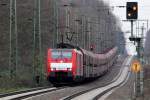 189 027-6 mit 189 025-0 durchfahren Oberhausen-Holten 13.12.2014