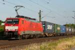 189 081 bei der Durchfahrt von Meerbusch am 08.06.2015