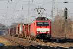 189 028-4 durchfährt Ratingen-Lintorf 27.2.2016