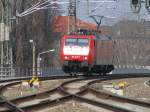 189 029-2 am 30.03.07 solo von Dresden-Friedrichstadt Richtung Dresden HBF.unterwegs.