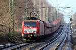 189 031-8 mit 189 040-9 in Oberhausen-Holten 2.1.2017