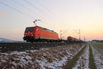 189 009-4 DB Schenker Rail bei Reundorf am 16.02.2015