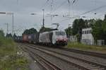 189 918 mit einem Klv durch Rheydt, am heutige Abend. 
Das Wetter lies mal wieder zu wünschen überig.
Rheydt den 2.8.2017