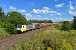 189 203 mit einem KLV am 28.08.2014 bei Slubice.