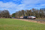 189 918 + 189 931 mit DGS 43119 am 22.02.2020 bei Brannenburg.