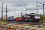 Lok 189 282-7 durchfährt den badischen Bahnhof. Die Aufnahme stammt vom 29.04.2020.