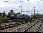 SBB - Lok  189 108-4 vor Güterwagen bei der durchfahrt in Prattelen am 25.09.2020