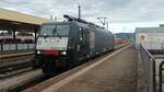 ES 64 F4 -085 ( 189 985 ) Von MRCE Durchfuhr am 5.7.21 den Basel Badischen Bahnhof als Lokzug 