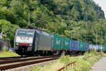 BRCE/DISPO ES 64 F4-088 bei Stolzenfels/Koblenz 21.7.2026 