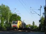 E 189 997 mit dem DGS 59614 Weil am Rhein - Wanne-Eickel Bro/Sot  am 09.05.2008 am Km 28,190,Dsseldorf