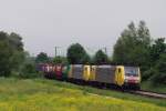 ES 64 F4 - 014 und ES 64 F4 xxx (Lokomotion) mit DGS 43137 vor Ostermnchen (29.05.2008)