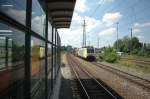 ES64 F4-026 vom Rangierbahnhof Nord am 10.06.08 bei der Durchfahrt in Mnchen-Trudering