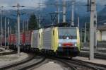 ES64 F4-014 und U2-001 am 23.08.08 mit dem Winner in Wrgl gen Brenner. Als Schubhilfe das Lomo-Zebra 139 133