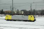 ES64 U2-090 am 21.02.09 im Rangierbf Mnchen-Ost