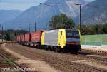 E189 918-6 schob der Fuhre zum Brenner nach,Brixlegg (sterreichurlaub 20.08.09) 