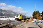 ES64 F4-089 am 23.01.10 mit EC 81 nach Innsbruck am B Kloster Raisach