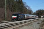 189 932 „Bosphorus Europe Express“ mit EC 85 am 27.02.2010 in Aling.