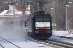 189 999 bei Durchfahrt durch Aling am 07.03.2010 um 14:00 Uhr