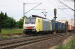 189 916RT mit einen KLV-Zug in Iphofen (Rene)