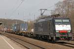 ERS ES 64 F4-998 (E189 098) am 12.3.11 mit einem Containerzug bei der Durchfahrt durch Kln-West.