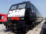 189-115 (ES64F4-15)von  MRCE-dispolok war auf der Transport-Logistic2011 in Mnchen zu bewundern;110513