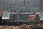 Die MRCE/LOCON ES 64 F4-084 stand am 10.3.12 in Duisburg-Ruhrort Hafen.