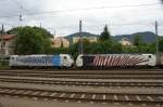 186 102-0 und 189 918-6 (Lokomotion) mit Gz in Kufstein am 06.06.2012