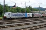 186 102-0 und 189 918-6 (Lokomotion) mit Gz in Kufstein am 06.06.2012