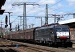 189 936 von TX mit Gterzug am 17.06.12 in Fulda