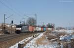 ES 64 F4 - 034 mit Gterzug am 11.02.2012 bei Plling