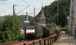 189 111-8 mit einem H Wagenzug in St.Goar 3.8.12