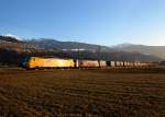 189 931 + 189 918 mit einem KLV am 08.03.2011 unterwegs bei Schwaz.
