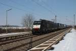 ES 64 F4-092 mit KLV in Ringsheim am 13.02.2013