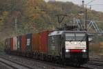MRCE Dispolok/ERS Railways ES 64 F4-997 am 4.11.12 mit einem Containerzug in Kln-West.