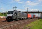 189 113 / ES 64 F4-113 bei Porz(Rhein) am 28.05.2013 , Gru an den Tf !