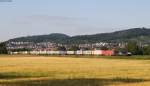 189 099-5 mit einem Contaoinerzug bei Heddesheim 8.7.13