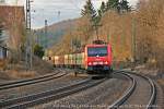 WLE81 189 801 mit dem Warsteinerzug am 28.02.2014 in Sterbfritz.