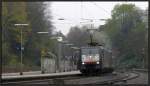 Zwei E-189´ger im Gleisbogen am Bahnhof von Eschweiler.