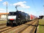 Am 16.04.2015 kam die 189 201 von der Freightliner -ERS Railways ( MRCE dispolok ) aus Richtung Magdeburg nach Stendal und fuhr weiter in Richtung Hannover .