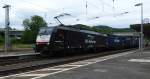 ES 64 F4-201 alias ERS Railways 189 201 mit einem Güterzug durch Königswinter in Richtung Norden , Den 31.05.2015