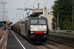 SBB Cargo ES 64 F4-282 am 25.07.2014 mit dem BASF-Zug (Ludwigshafen BASF Ubf - Basel SBB Rbf) in Müllheim (Baden).