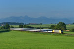 189 902 mit einem Meridian Ersatzzug am 19.07.2016 bei Haus.