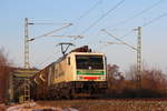 E 189 822 STB bei Unterlangenstadt am 26.01.2017.