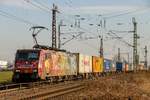 189 206  Vincent van Gogh  mit Containerzug in Br�hl, Februar 2018.