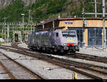 Lok 189 990-5 unterwegs für die SBB als Lokzug in Brig am 01.06.2019