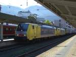Die ES 64 F4-017 und die ES 64 F4-002 mit einem KLV Zug in Kufstein am 29.09.2007  
