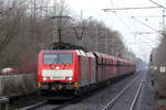 DB 189 030-0 mit 189 034-2 in Vörde 14.12.2019