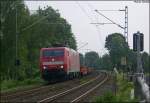 189 020 mit dem 47589 gen Ruhrgebiet an Bü Km 28.2 21.5.2009