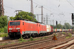 189 009-4 mit 189 115-1 durchfahren Recklinghausen-Ost 2.6.2016