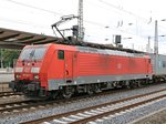  Die Allererste  CLASS 189 -- 189 001-1(NVR: 9180 6 189 001-1 D-DB)  Am 14.07.2016 mit einem Containerzug Bremen Hbf durchfahrend.
